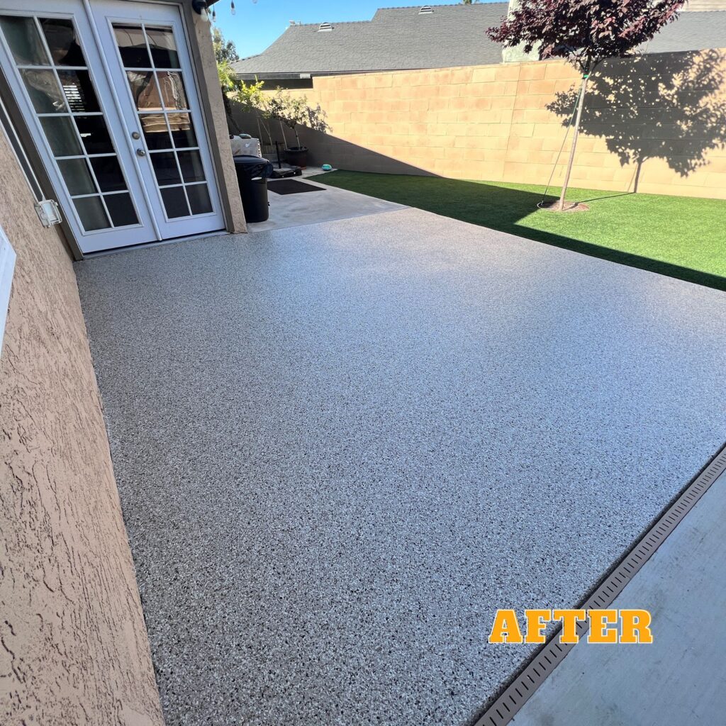 After Concrete Coating