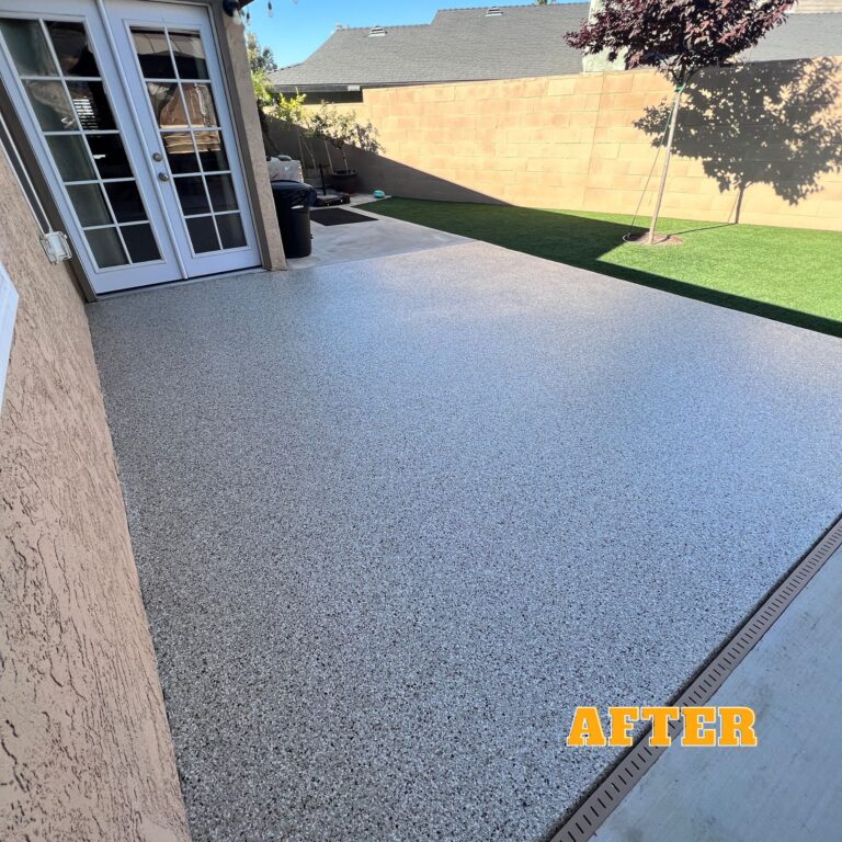 After Concrete Coating