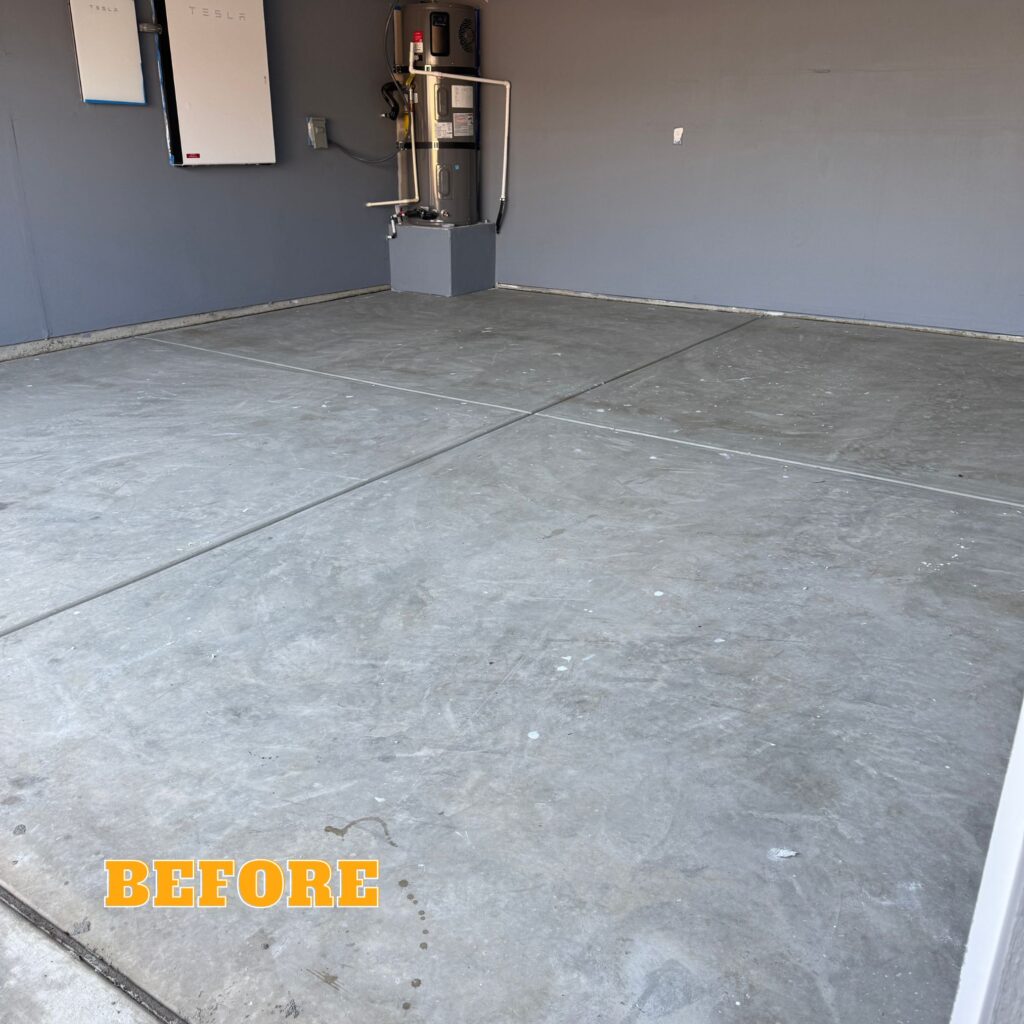 Before Epoxy Flooring