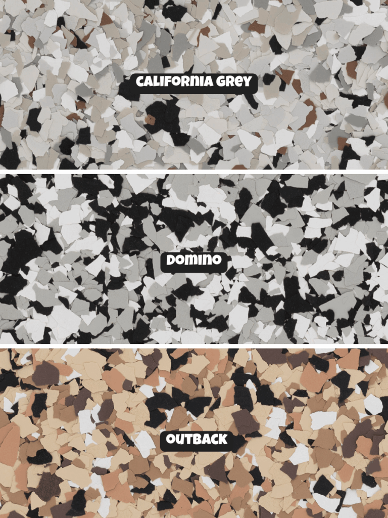 garage floor color options Bakersfield Husky Coatings