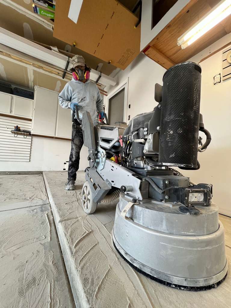 Garage Concrete Grind and Seal